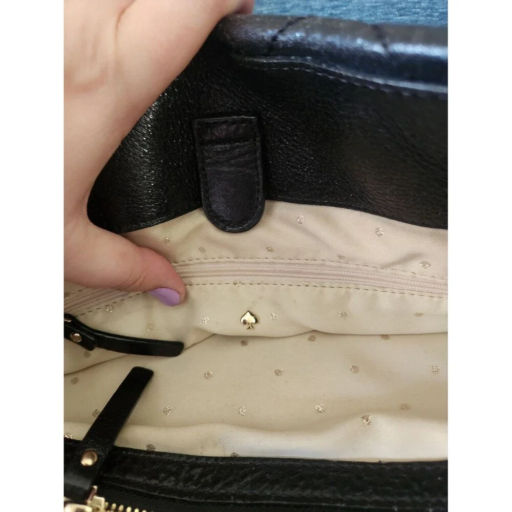 Kate Spade Gold Coast Maryanne Quilted Black Chain-Handle Tote